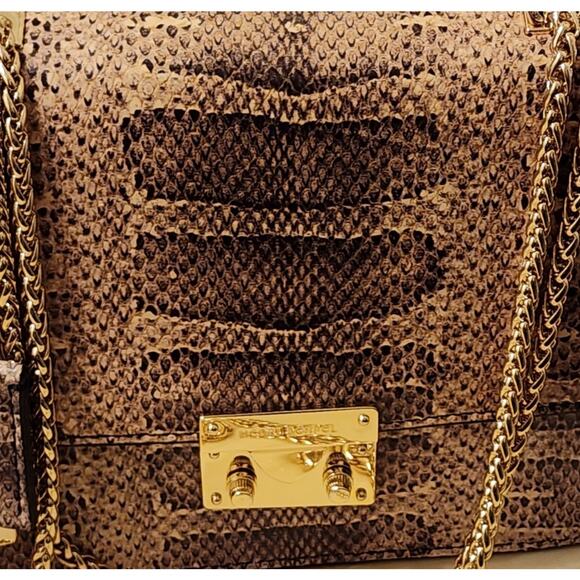 Henri Bendel Waldorf Party Bag Python
Convertible Gold Chain - Picture 10 of 10